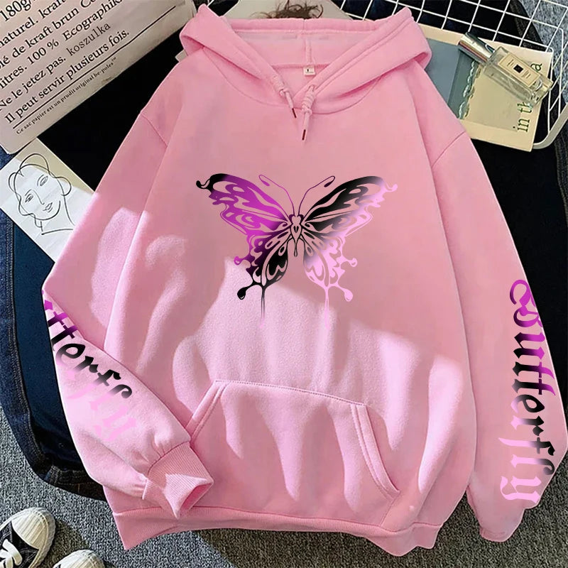 Women's Sweatshirt Printed Y2K Hoody Coat All Season Female Daily Casual Fashion Pullover Home Outdoor Comfort Hoodies
