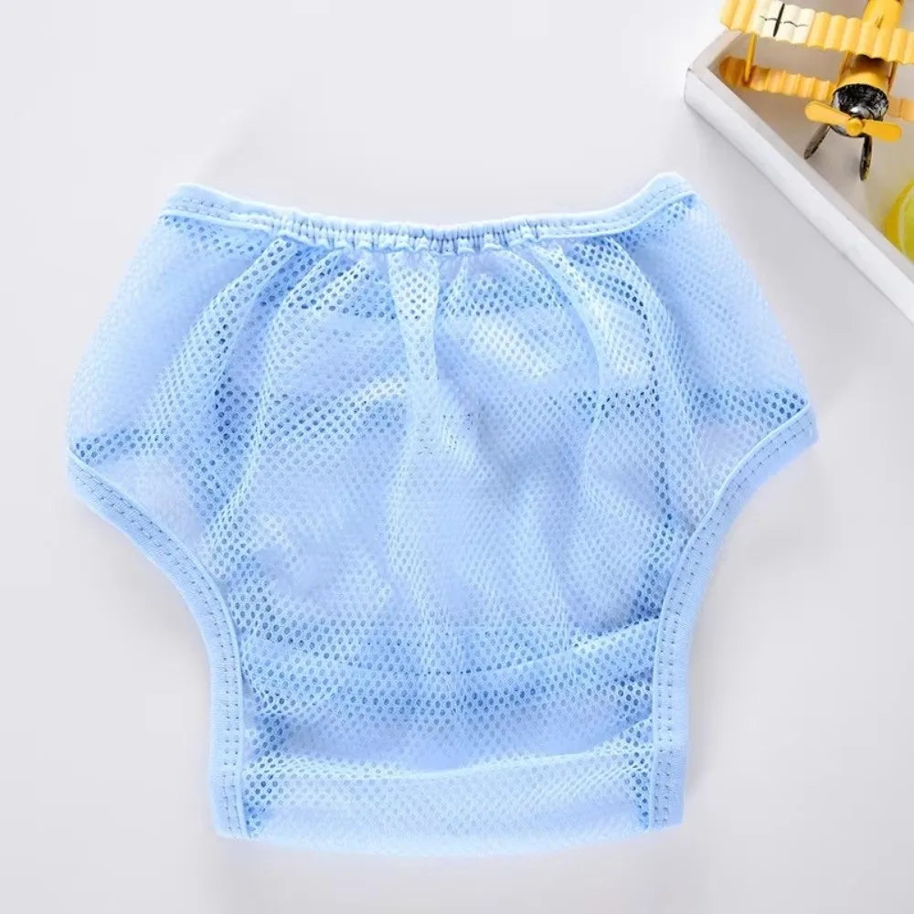 Baby Mesh Baby Diaper Washable Breathable Newborn Training Pants Cotton Reusable Cloth Nappies Toddler Stuff