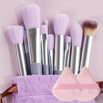 Soft Cosmetic Brush Set with Blender