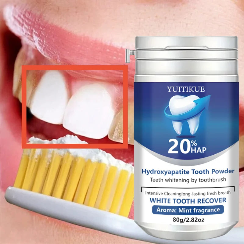 YUITIKUE 20% HAP Hydroxyapatite Toothpaste - Teeth Whitening Mint Fresh Breath Intensive Cleaning Toothpaste