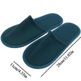 Women Indoor Slipper travel portable Spa Hotel Slipper Spring Summer shoes Woman House Flat Floor Soft Silent Slides for Bedroom