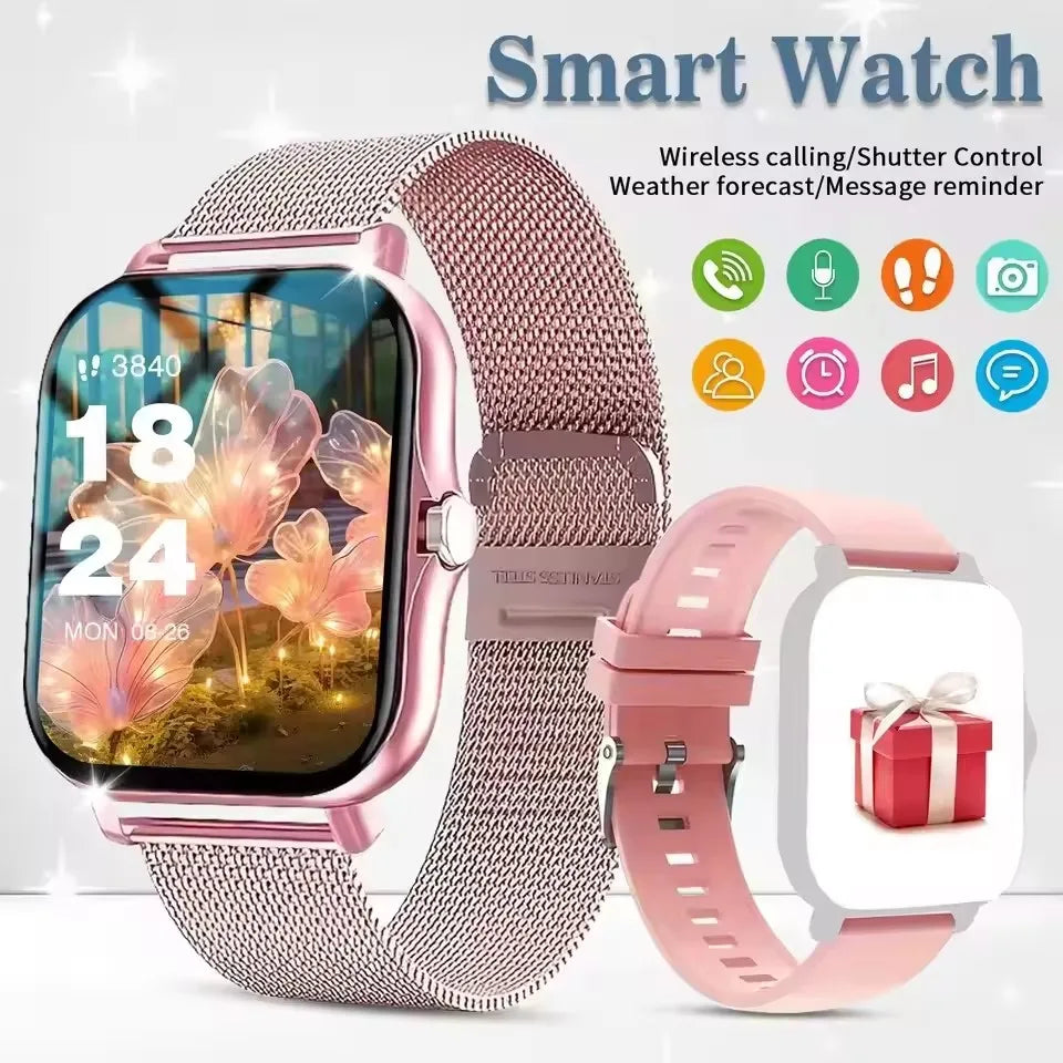 2026 Smart Watch Android IOS Phone 1.83 Inch Color Screen Bluetooth Answer Call Fitness Watches Tracker Smartwatch Women Men New