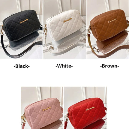 Plaid Tassel Shoulder Bag Women's Purse