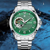 LIGE Fashion Luxury Mechanical Wristwatches Business Automatic Movement Hollow Waterproof Classic Casual Man Watch Reloj Hombre