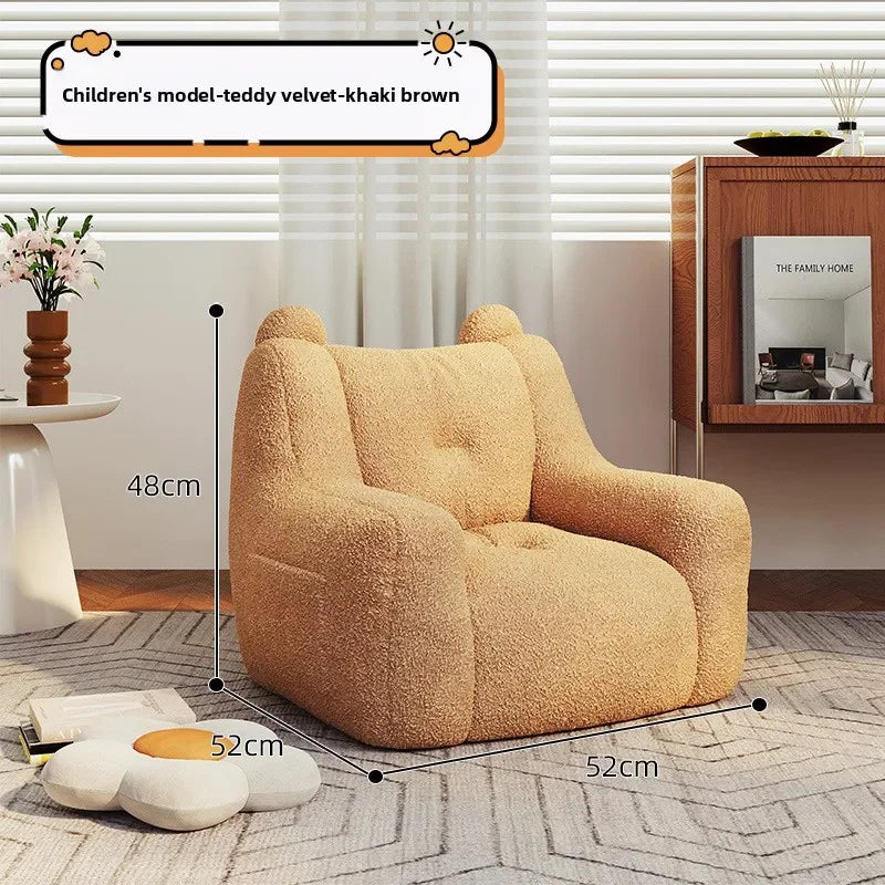 Adult sofa lazy sofa chair reading book corner small sofa chair bedroom cartoon lazy seat