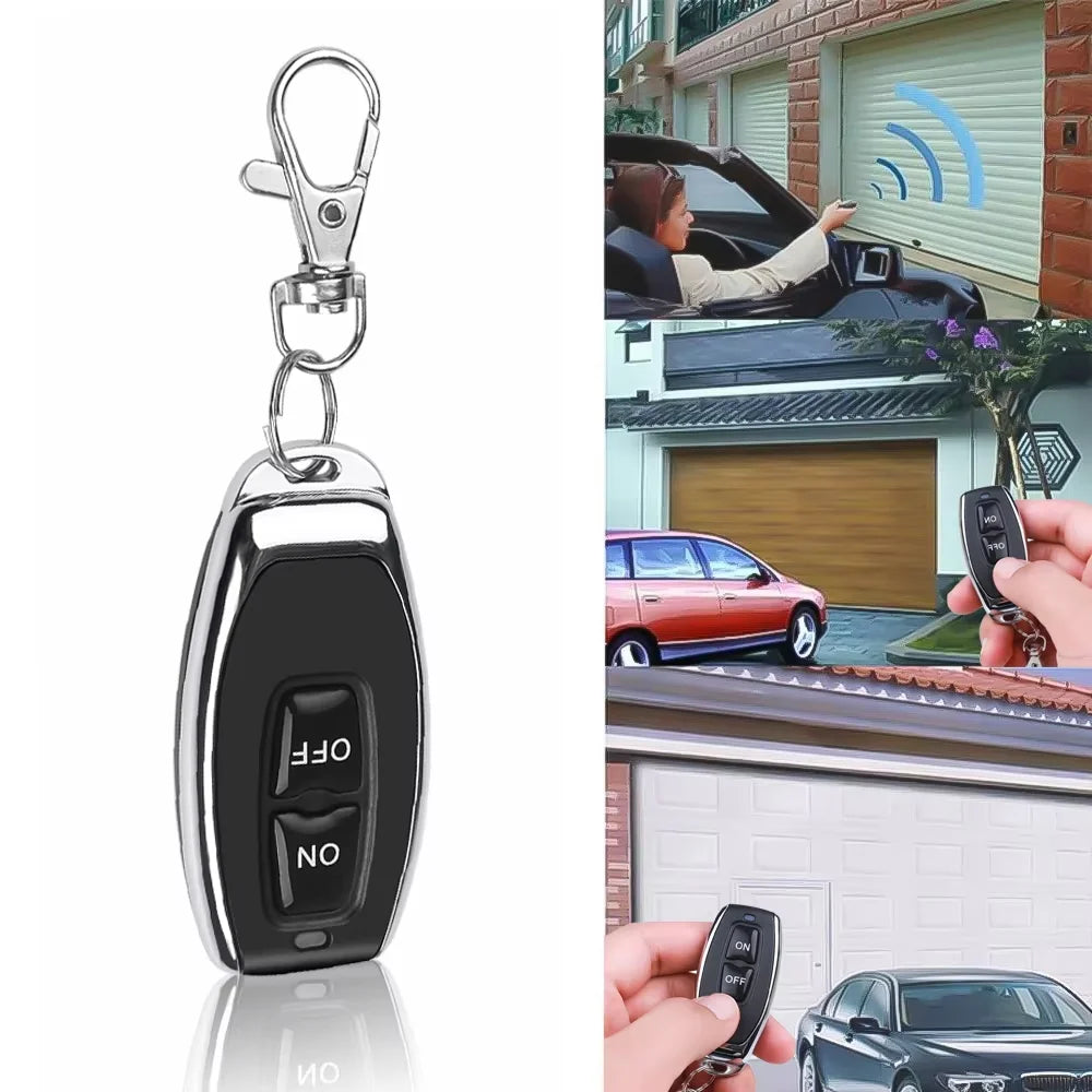 433Mhz Wireless RF Remote Control 1527 Learning Code Smart Home Transmitter 4/3/2/1Key For Led Light Car Gate Garage Door Opener