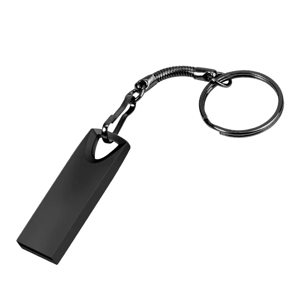 JASTER Metal USB Flash Drive 64GB Creative Business Gifts Memory Stick Mini Black Pen Drive 32GB Golden Key Chain Business Gift