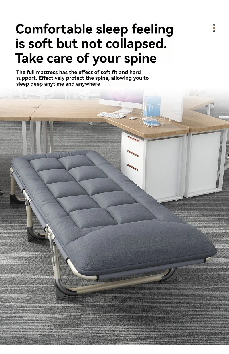 Household Goods Lounge Chair, Outdoor Camping, Simple Folding Bed,  Single Bed, Office Nap, Nap Bed, Marching Bed