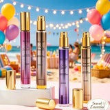 MISS ROSE 15ml Alcohol Free Fragrance Spray Long Lasting Sweet Fruity Shimmer Body Mist Portable Travel Size Deodorant