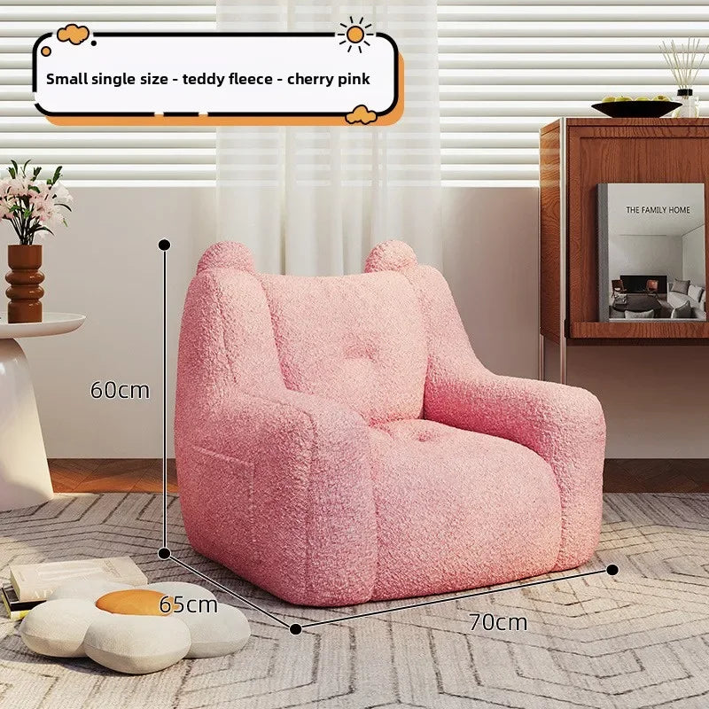Adult sofa lazy sofa chair reading book corner small sofa chair bedroom cartoon lazy seat