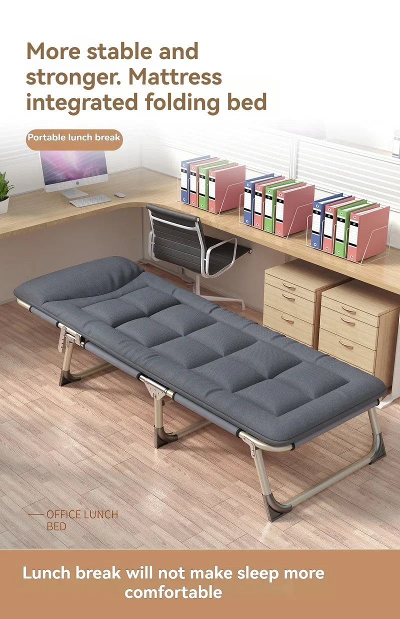 Household Goods Lounge Chair, Outdoor Camping, Simple Folding Bed,  Single Bed, Office Nap, Nap Bed, Marching Bed