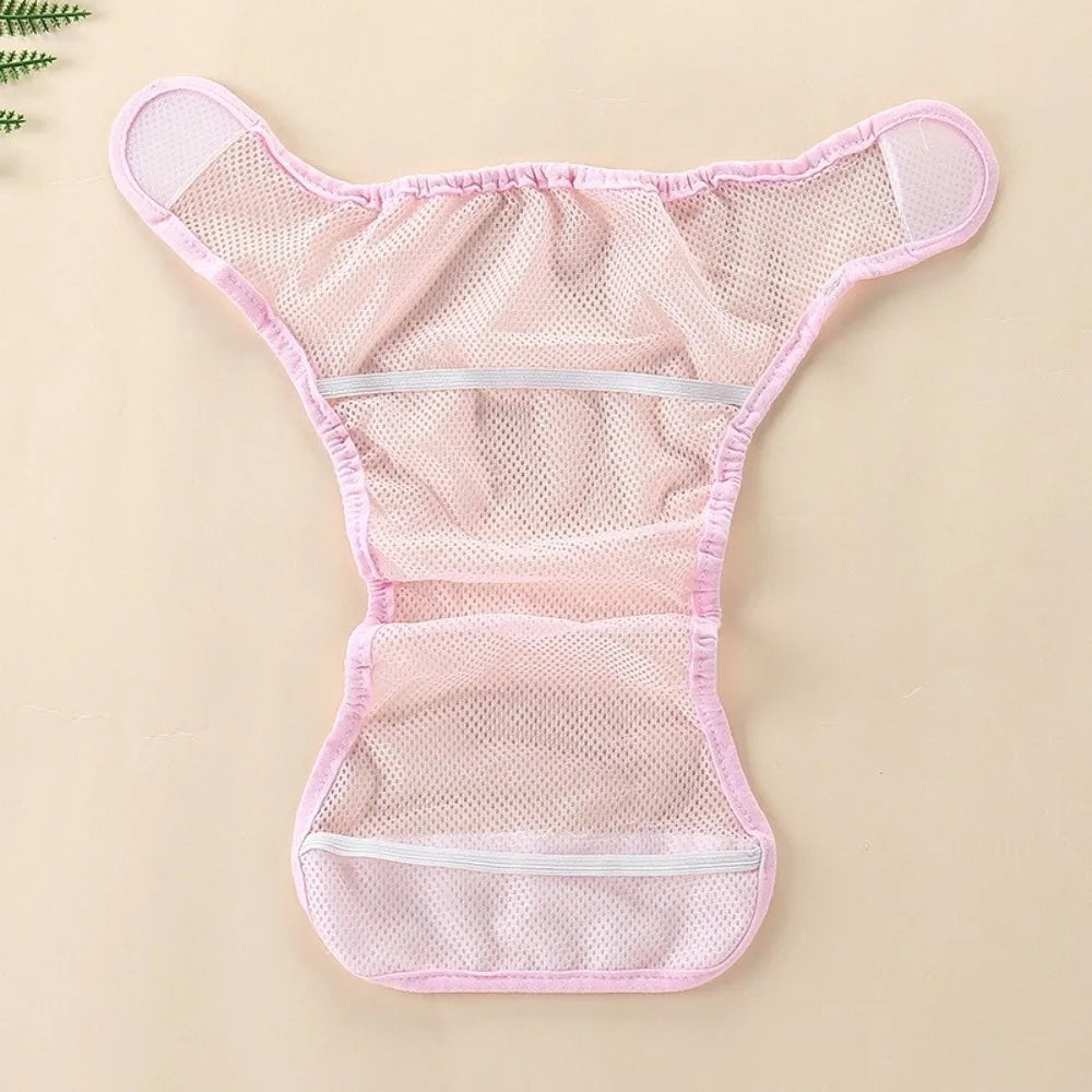 Baby Mesh Baby Diaper Washable Breathable Newborn Training Pants Cotton Reusable Cloth Nappies Toddler Stuff