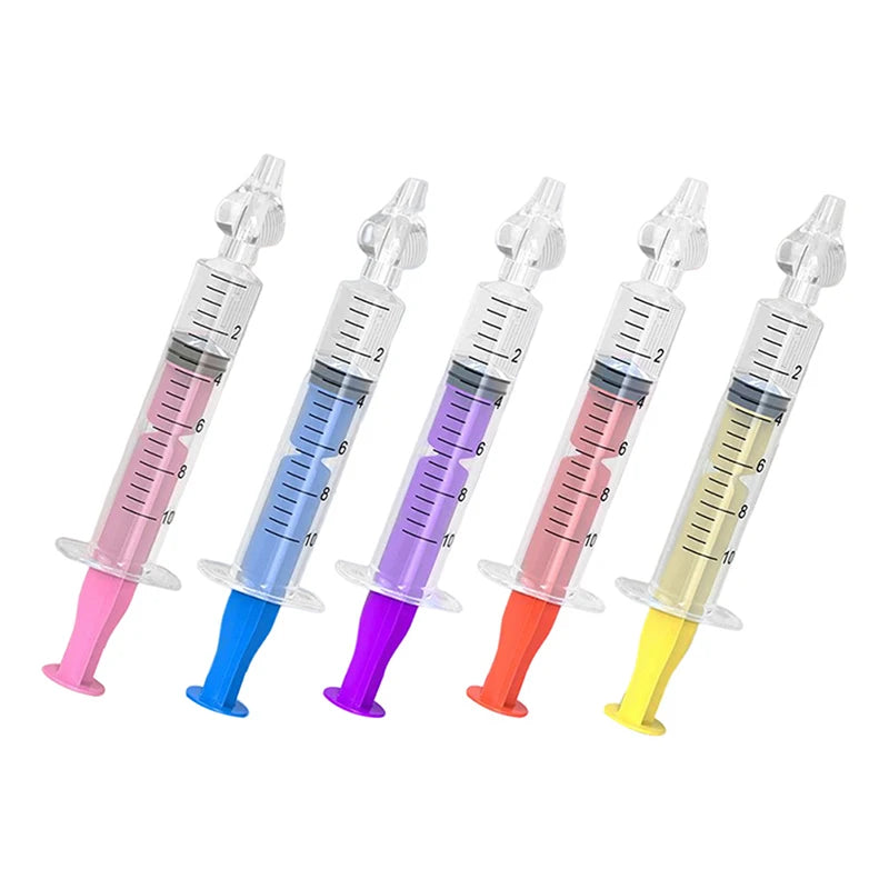 Silicone Nasal Aspirator Baby Syringe Type Nose Cleaner Newborn Rhinitis Washer