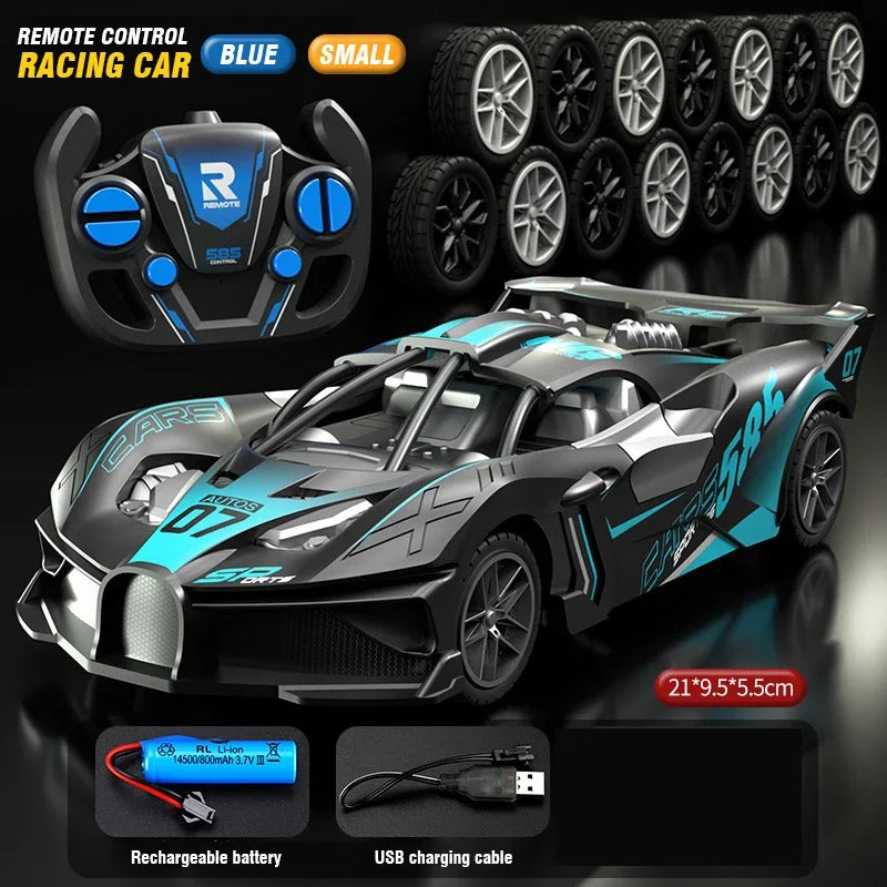 RC Car High Speed Sports Remote Controlled Mini Scale Model Vehicle Electric Drift Racing Car Toys for Boys Kids Birthday Gifts