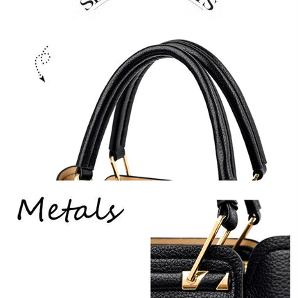 2024 Luxury Women Designer 3 Layers Shoulder Crossbody Sac Ladies Large Capacity Leather Handbags Shopper Brand Messenger Totes