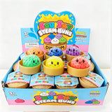 Blind Box Colorful Glitter Dumpling Glitter Dumpling Squishy with Box Mini Dumplings Sensory Squeeze Toy for Stress Relief