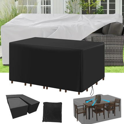 200 Sizes Outdoor Furniture Cover UV Protection Terrace Garden Chair Dust Cover Table Protector