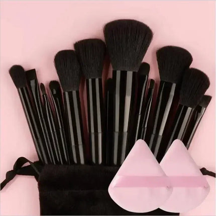 Soft Cosmetic Brush Set with Blender