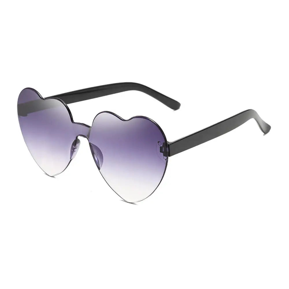Sun Glasses Goggles Uv Gradient Heart Sunglasses Heart-Shaped Sunglasses Fashionable Colorful Eyeglasses Eyewear Driving Goggles