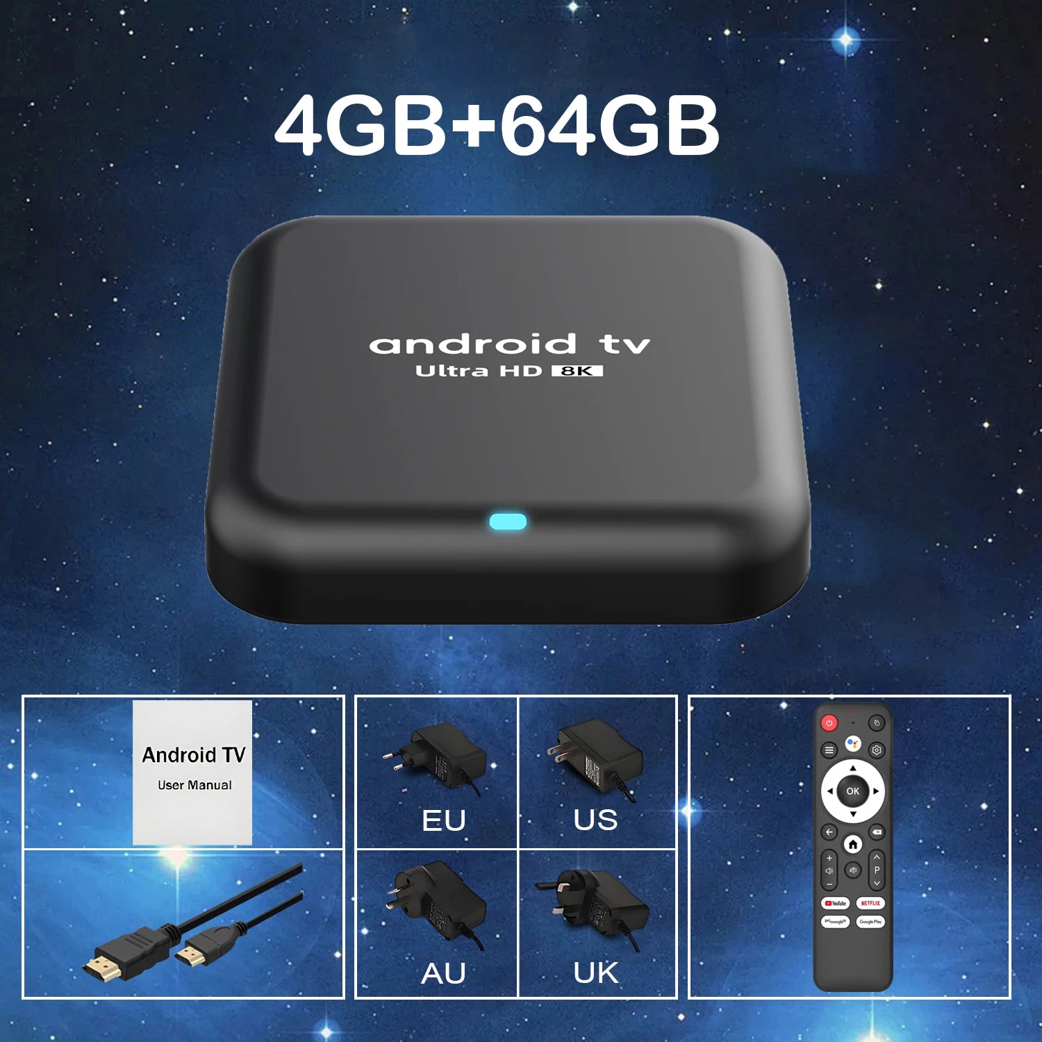 Android 16 Smart TV Box Q18 RK3518 Chip 8GB+256GB 8K Media Player Google Voice Assistant Dual WiFi BT 6.0 Very Fast Set Top Box