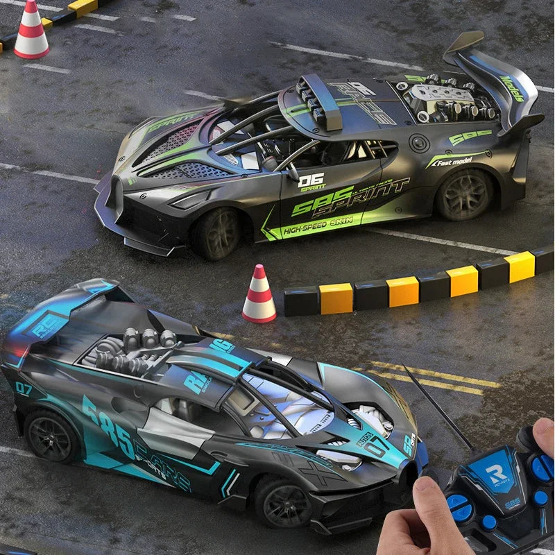 RC Car High Speed Sports Remote Controlled Mini Scale Model Vehicle Electric Drift Racing Car Toys for Boys Kids Birthday Gifts