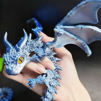 3D Printed Big Horn Dragon Toy