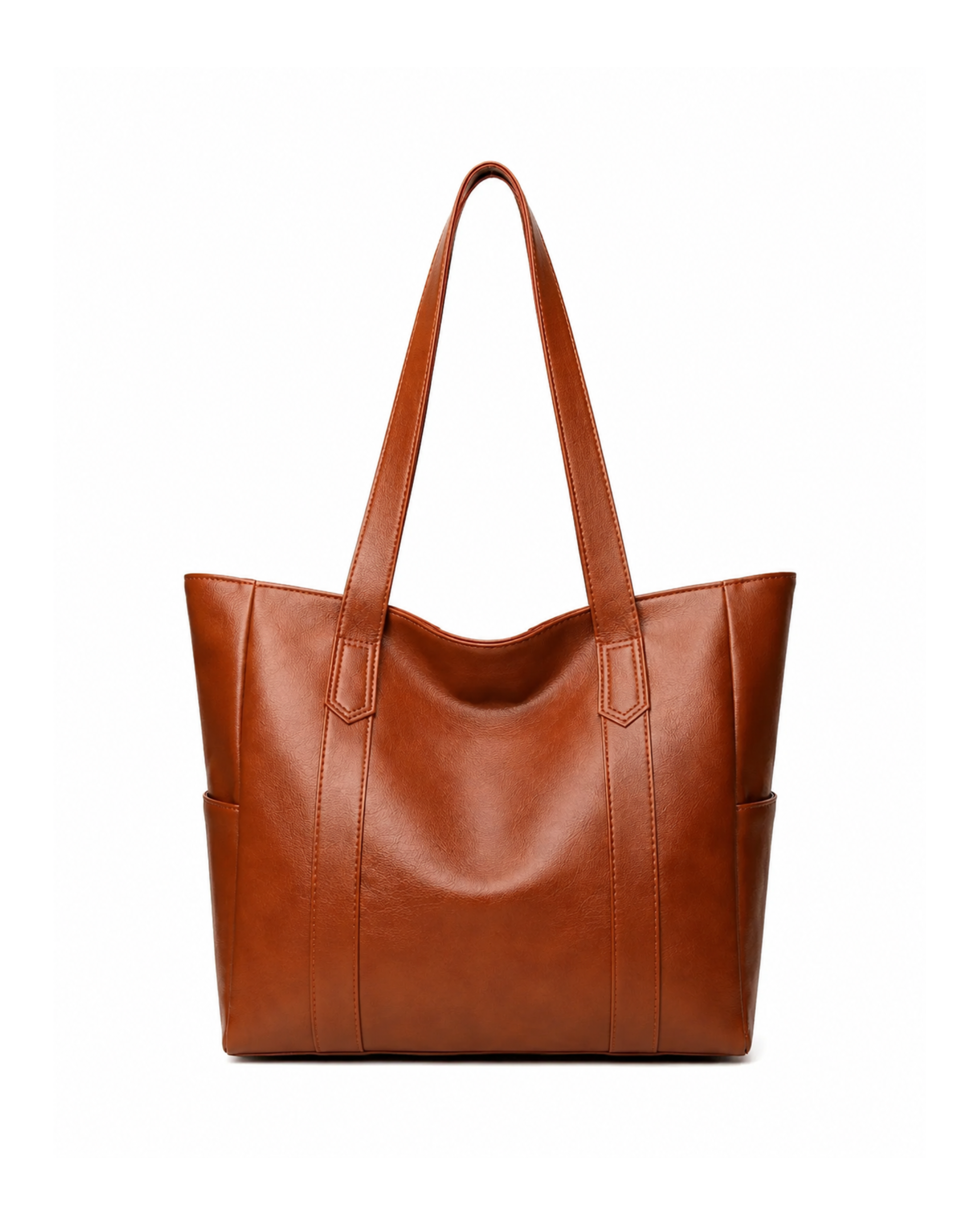 Vintage Large Capacity Tote Bag, Retro Vegan Shoulder Bag, Women's Casual Handbag For Commute