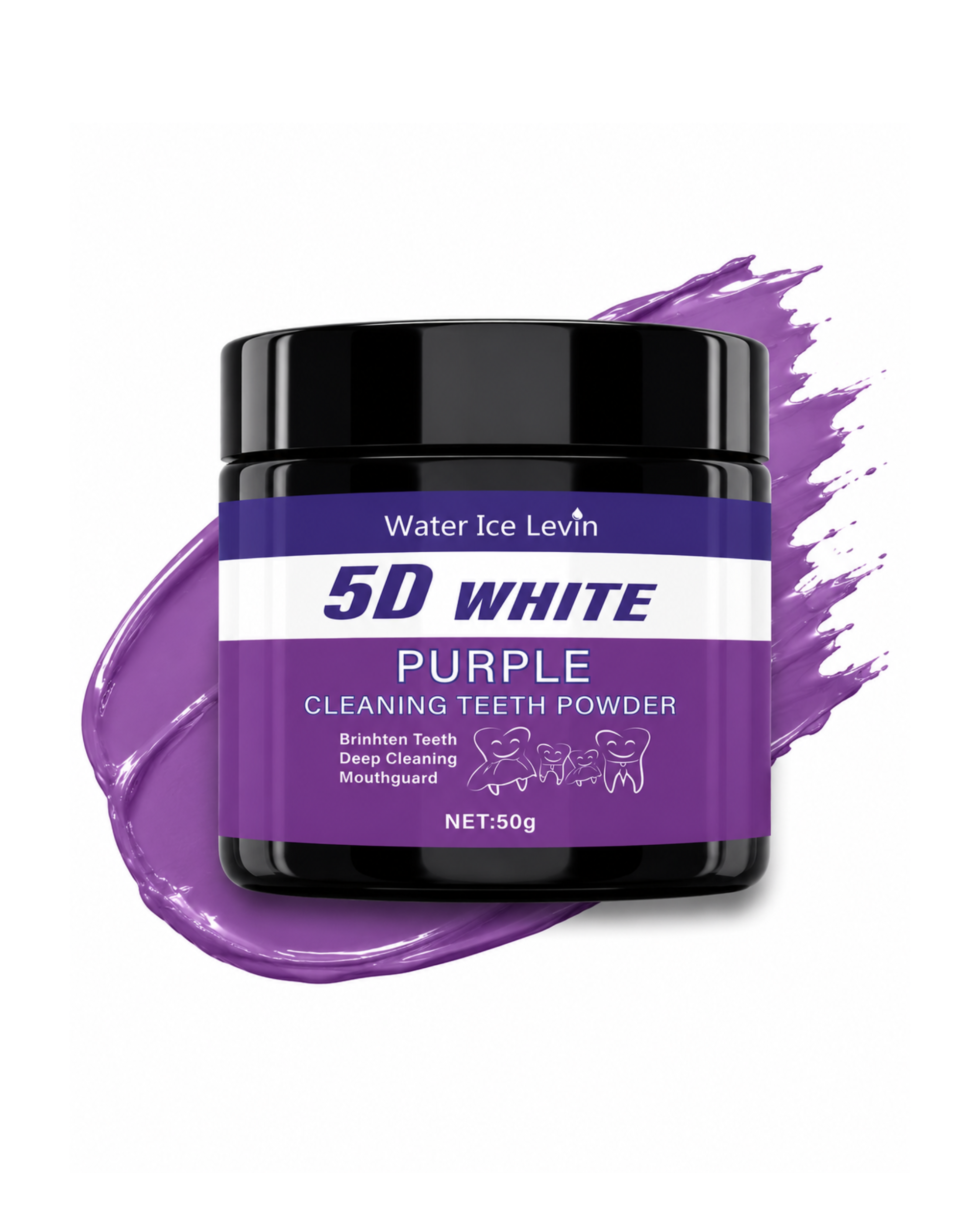 Purple Whitening Teeth Powder